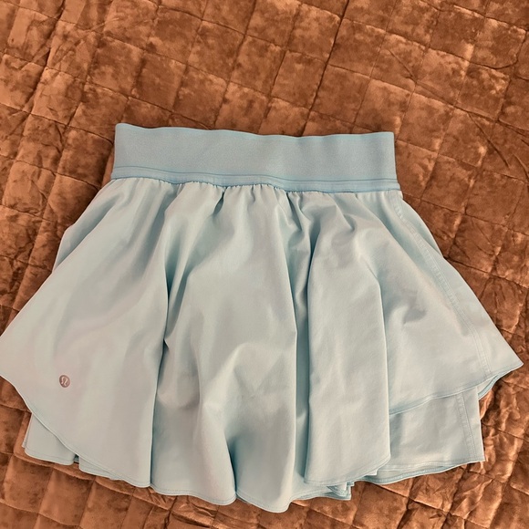 lululemon athletica Dresses & Skirts - Lululemon Sky Blue Tennis Skirt